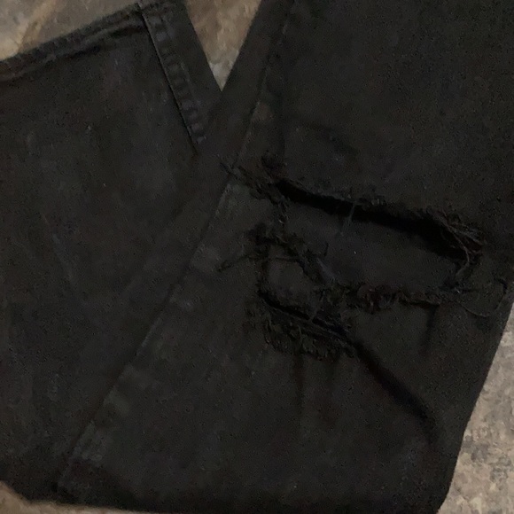 MEN’S - PacSun Distressed Black Skinny Jeans - Picture 5 of 5